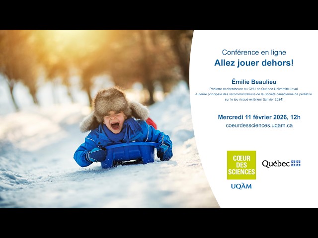 Conférence: «Allez jouer dehors!»