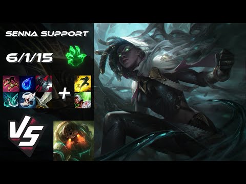 SUPPORT Senna vs Nautilus - EU Grandmaster Patch 14.19