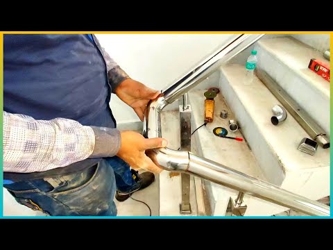 how to install railing | ss railings design | steel railing fixed