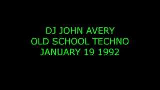 Old School Techno Mixed Tape - 1992-01-19 - DJ John Avery