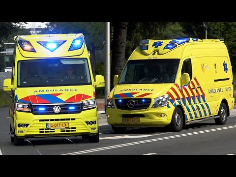 [18.08.2020] [Wail & E-Horn] Ambulances met spoed in Leeuwarden