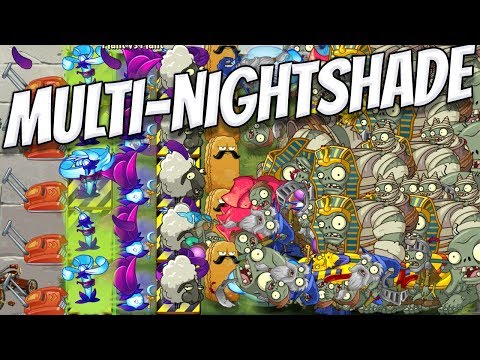 Multi-Nightshade Big Head Zombies Gargantuars and New ZOMBIES