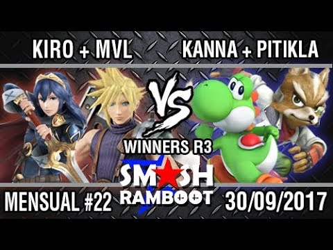 [SmashxRambbot#22] Kiro+MVL Vs. Kanna+El_Pitikla W.R. 3