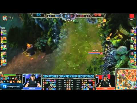 LMHT [20-09-2014] SK vs SHR CKTG4 Chung Kết Thế Giới Mùa 4 Bảng B