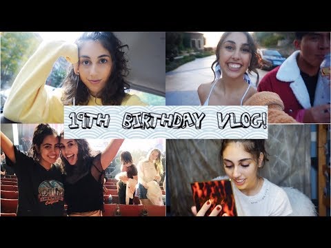 19th birthday vlog! | present haul, meet my boyfriend & best friends