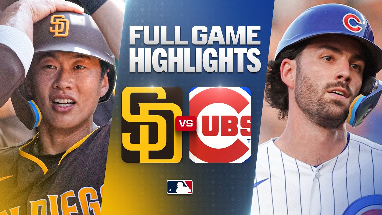 7월2일 샌디에이고 시카고컵스 MLB 하이라이트