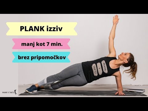Osnovne plank vaje // manj kot 7 min// izziv