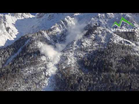Lawine am Karwendel am 04.02.2019