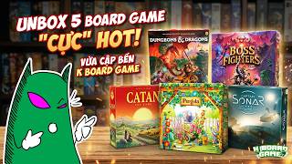▶️ UNBOX 5 BOARD GAME ĐẦU TIÊN LÊN KỆ K BOARD GAME STORE