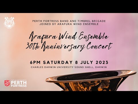 Perth Fortress Band and Timbrels join together in concert with Arafura Wind Ensemble