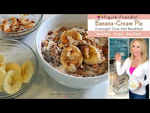 Banana Cream Pie Oats | Healthy & Gluten-Free