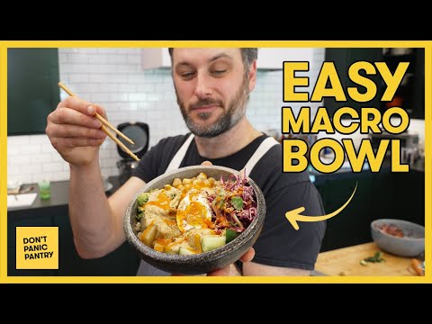 Easy Breezy Vegetarian Macrobiotic Health Bowl (Nutritious Weekday Fun Time)