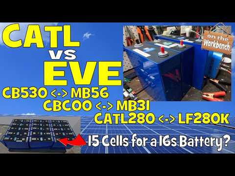 Is CATL the better choice over EVE? All cells tested, 280Ah, 314Ah and 530Ah