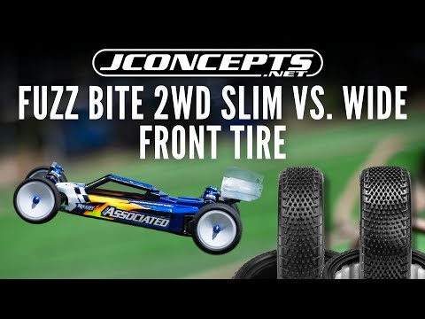 Fuzz Bite Slim vs Wide 2wd Front Tire Comparison