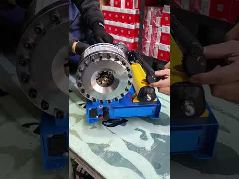 hydraulic hose crimping machine hose pressing manual hose crimper #shorts #trending #cnc #producer