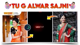 😍Tu G Alwar Sajni Dj Song Video Editing In Alight Motion🥰 || Hindavi Patil Special Video Editing❤ ||