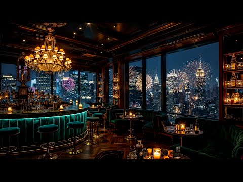 New Year’s Eve 2026 ~ Cozy New York Bar with Elegant Jazz Saxophone & Fireworks Ambience to Unwind