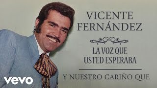 Vicente Fernández - ¿Y Nuestro Cariño Qué? - Cover Audio