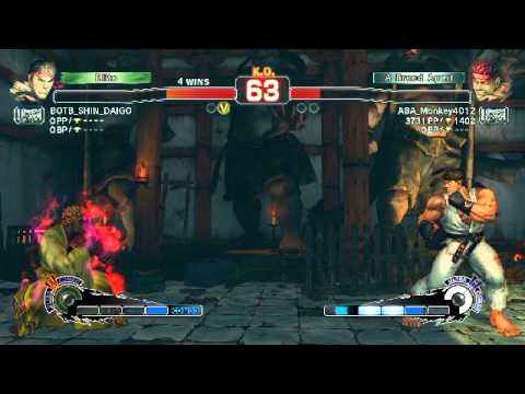 BOTB_CHEVYSTREET Ryu vs ABA_Monkey4012 Evil Ryu