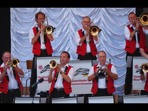 Gasterländer Blasmusik beim Konzert "Egerland trifft Oberkrain", Loreley, 8. Juli 2018