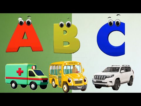 ABC Song Phonics, Transportation Song, ABC Song, Alphabet Educational Song A to Z for kids