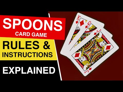 How to Play Spoons Card Game | Spoons Game Rules & Instructions EXPLAINED!