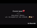 ️ Maa Ke Qadmon Ke Neeche Jannat Hai ️