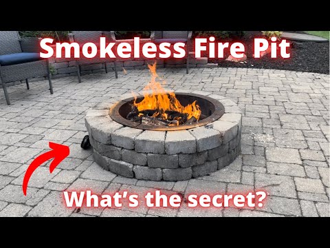 How to make any fire pit smokeless. DIY Smokeless Fire Pit.