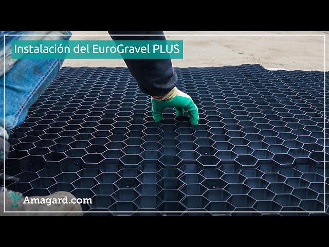 Vídeo relacionado con Gravel Grid - Esterilla estabilizadora de suelo de 2 pulgadas y 10 m, capacidad de carga de 816.5 kg cuadrados, para colinas inclinadas, patio, entrada, paisaje, recreo