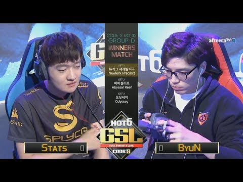 [2017 GSL Season 3]Code S Ro.32 Group D Match3 Stats vs ByuN