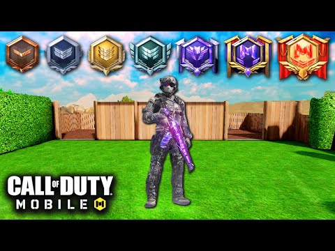 FIRST TIME going ROOKIE to LEGENDARY RANK in COD MOBILE MULTIPLAYER