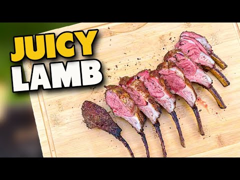 Smoked Rack of Lamb on a Weber GA by Schueys BBQ