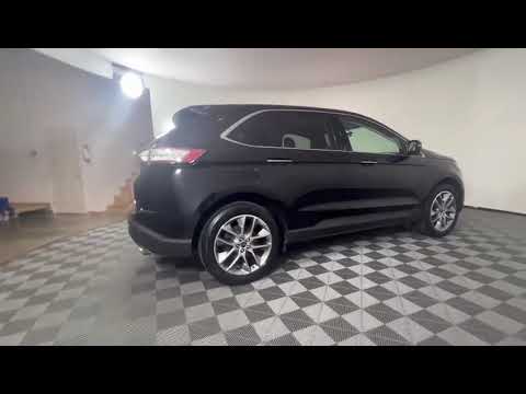 2018 Ford Edge Titanium AWD in Black for sale at Murray Honda in Chilliwack, BC