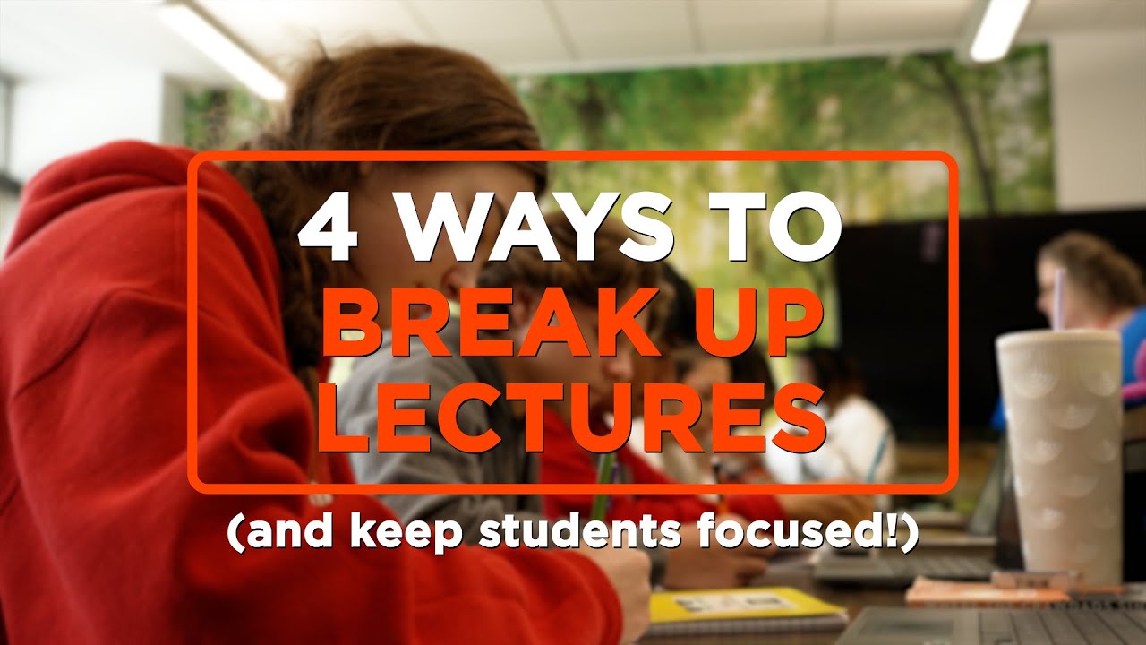How Breaking Up Lectures Can Improve Student Learning