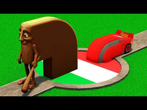 LONG CARS vs ITALIAN BRAINROT PORTAL in Teardown