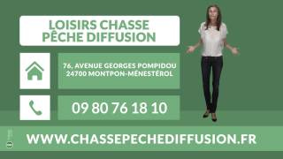 preview picture of video 'Boutique chasse et pêche 24 : LOISIRS CHASSE PÊCHE DIFFUSION'