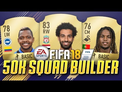 FIFA 18: INSANE OP 50K PREMIER LEAGUE SQUAD BUILDER! FT. RENATO SANCHES, SALAH, IZQUIERDO & MORE!