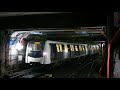 București Rama De Metrou 1112 2112 Atena M1 Retrăgându Se în Stația Crângași Linia 3