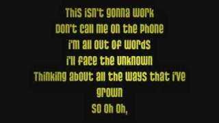 The Veronica's Leave me alone w/ lyrics