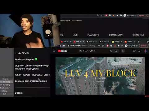 UK London Kid Reacts to - Sha Ek - Luv 4 My Block 🇬🇧 (Reaction) | @bpm_prodz