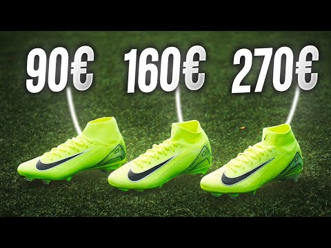 Teuer vs Günstig - Nike Mercurial Superfly 10 Vergleich (Elite vs Pro vs Academy)