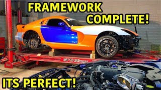 Rebuilding A Wrecked 2014 Dodge Viper TA "TIME ATTACK" PART 13