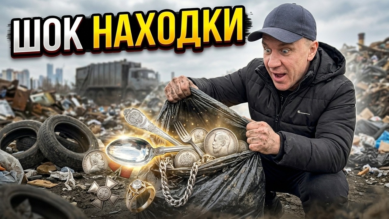 Не поверил своим глазам: Царский клад прямо в куче хлама!