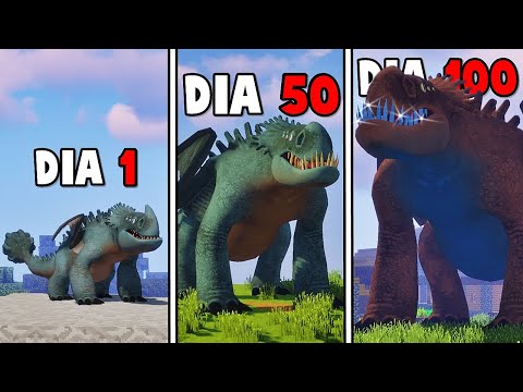 Eu Sobrevivi 100 Dias COLECIONANDO DRAGÕES no Minecraft - O FILME #1