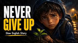 Learn English Through Story (A1) | The Boy Who Never Gave Up | Slow English for Beginners