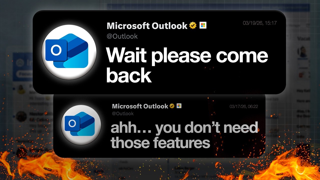 Now They're Ruining Outlook Too...