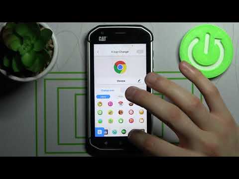 How to Change Icons Shape on CAT S40 - X Icon Changer App