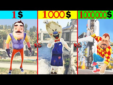 EN İYİ EV KAPIŞMASI 😱 GTA 5 Dark Riddle - Scary Teacher - Hello Neighbor