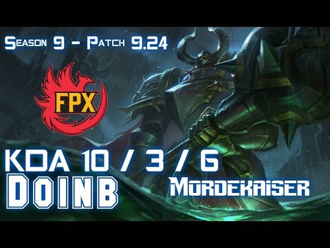 FPX Doinb MORDEKAISER vs ZOE Mid - Patch 9.24 KR Ranked