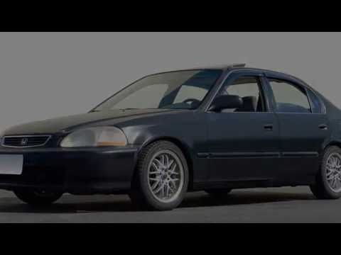 WELLvisors side window deflector vent visor Installation Video HONDA CIVIC SEDAN 96-00